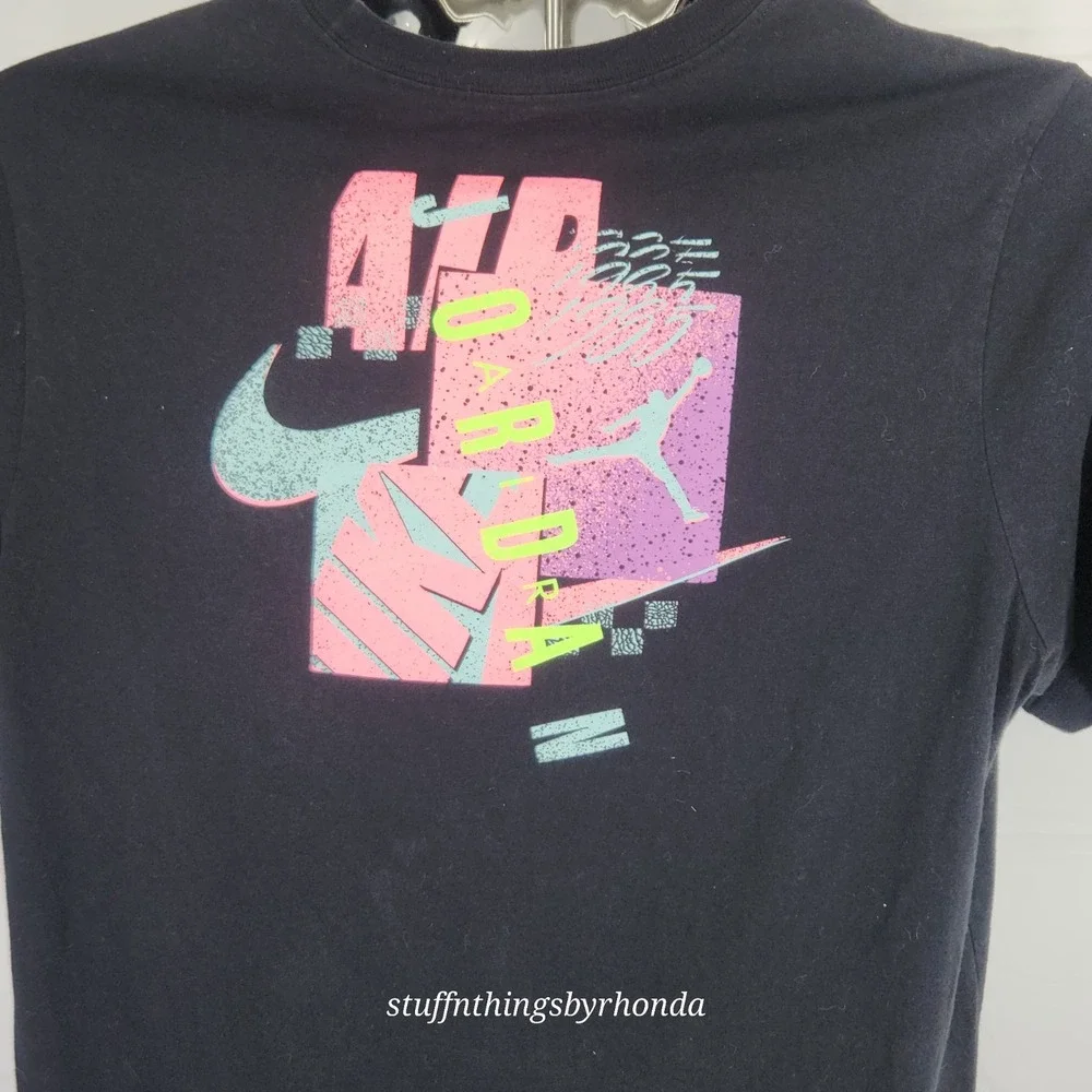 Jordan T Shirt Mens Large Black‎ Nike Jumpman Standard Fit Tee